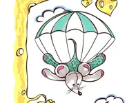 Cute Animals Sky Fall image