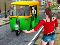 Public Tricycle Rickshaw Driver image