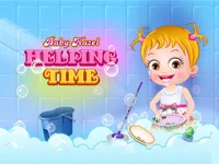 Baby Hazel Helping Time image